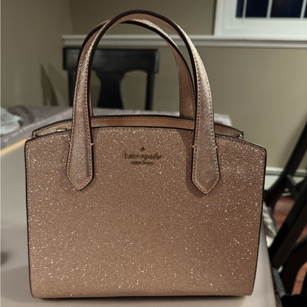 Kate Spade Glittering Tan Satchel
